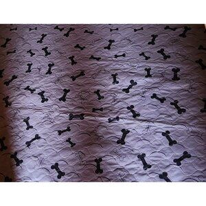 Washable Dog Pee Pads with Free Grooming Gloves Non Slip Dog Mats